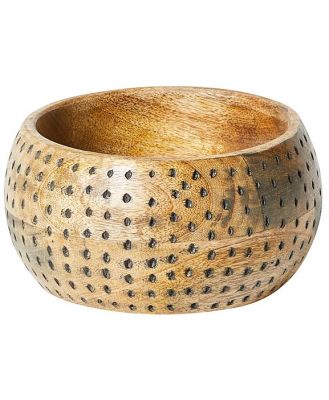 Parvani Black Dotted Bowl 15x7.5cm