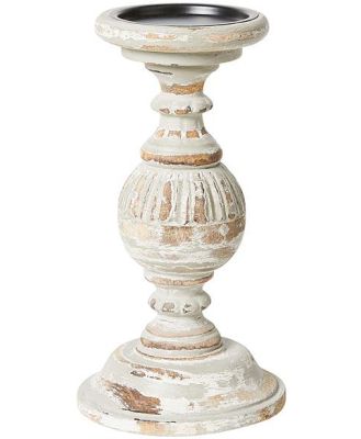 Parvani Candle Stand Grey 25x13x13cm
