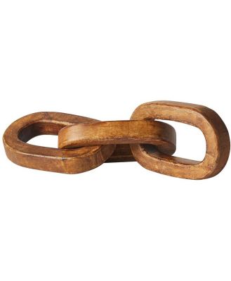 Parvani Dark Walnut Mango Wood Chain 48x12x12 cm