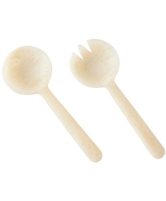 Poppi Salad Server Set of 2 Pearl