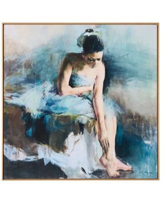 Prima Ballerina Framed Canvas Print 102.4x102.4cm