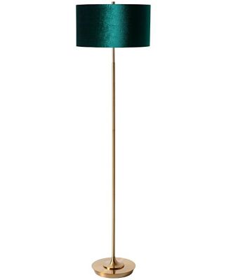 Reid Velvet Green Floor Lamp 157.5cm