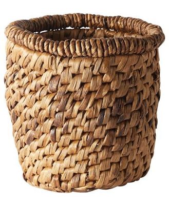 Round Woven Water Hyacinth Basket 32x30.5cm