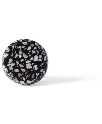 Speckle Black and White Knob 4.4cm