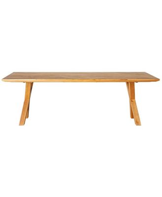 Oakdale Cross Leg Timber Dining Table 240cm  -  Early Settler Furniture