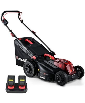 Baumr-AG 500CX 40V SYNC 17 Cordless Lawn Mower Kit, Fast Charger, 2 x 4Ah Battery, 5 Stage Height Adjustment