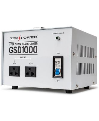 GENPOWER 1000W Step Down Transformer 240v-110v Stepdown Voltage Converter AU-US