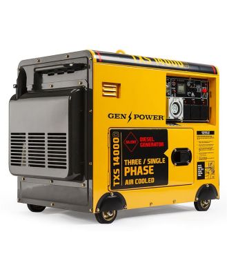 GENPOWER Diesel Generator 3 Three Single Phase Peak 7kW Rated 5kW 420CC