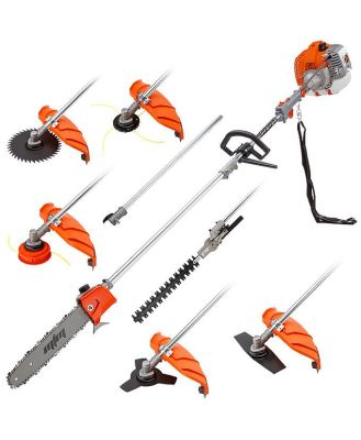 MTM Pole Chainsaw Brush Cutter Whipper Snipper Hedge Trimmer Saw Multi Tool 62CC