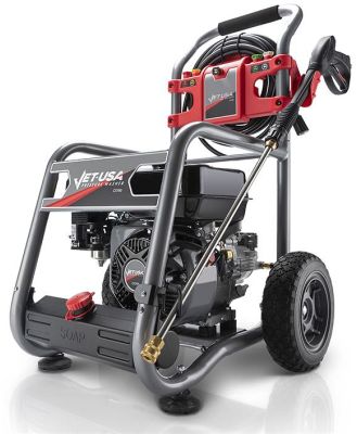 PRE-ORDER JET-USA 4800PSI Petrol Powered High Pressure Washer, w/ 30m Hose and Drain Cleaner - CX760