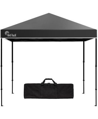 RED TRACK 3x3m Folding Gazebo, Most Compact Foldable Design, Carry bag, Portable Outdoor Popup Marquee for Camping Beach, Black