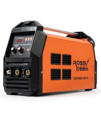 ROSSI 160Amp Inverter Welder TIG Arc/Stick, AC/DC, ideal for Aluminium and Copper Welding (15A Plug)