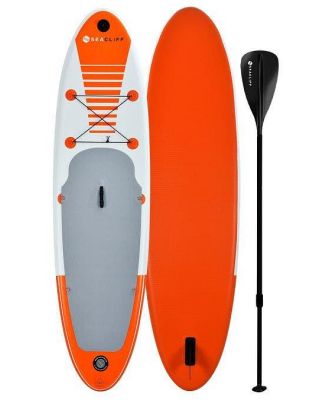 SEACLIFF Stand Up Paddle Board Inflatable 305cm SUP Paddleboard with GoPro Mount - Orange and White