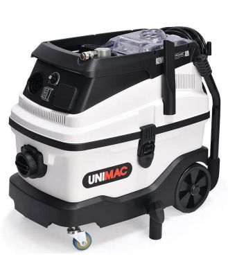 UNIMAC 30L Dust Extractor, Power and Air pass-through, HEPA filter, Accessories