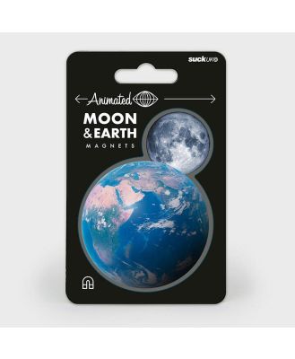 Animated Moon & Earth Magnets