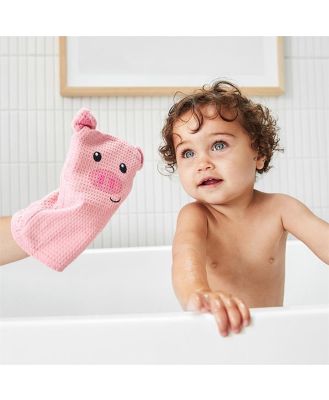 Baby Piggy Wash Mitt 100% Recycled