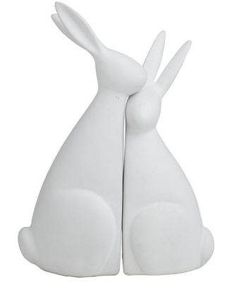 Ceramic Rabbit Sculpture Set