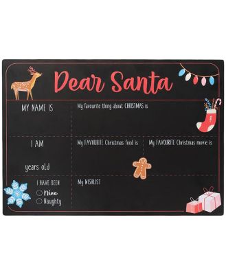 Dear Santa Christmas Chalkboard