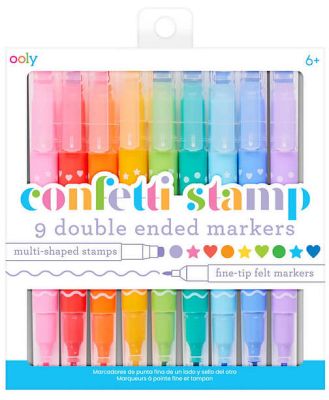 Double-ended Confetti Stamp Markers