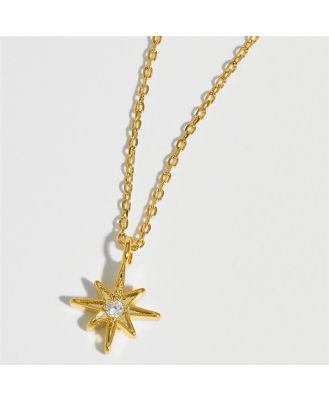 Estella Bartlett Gold Plated North Star Necklace