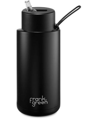 frank green Black Flip Straw Reusable Bottle