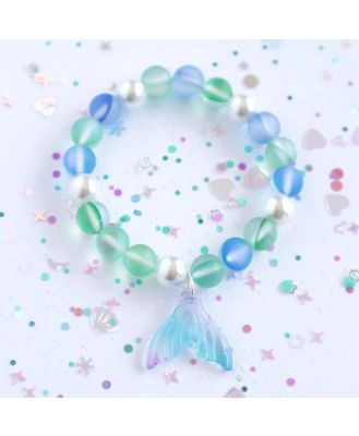 Lauren Hinkley Stretchy Aqua Mermaid Bracelet