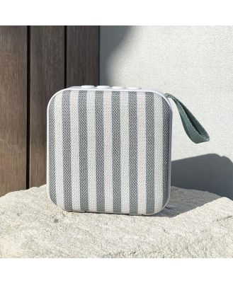 Olive Stripe Portable Travel Speaker