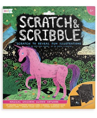 Princess Unicorn Magic Scratch & Scribble Art Kit