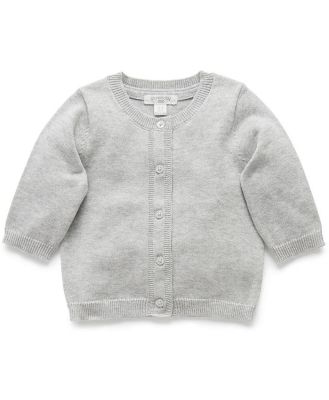 Purebaby Grey Essentials Cardigan