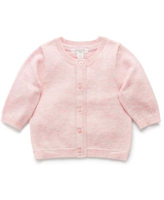 Purebaby Soft Pink Essentials Cardigan