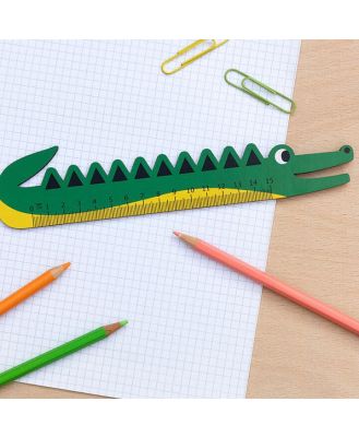 Rex London Crocodile Wooden Ruler