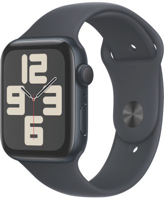 Apple MXEJ3ZP/A Apple Watch SE GPS 44mm Midnight Aluminium -  Midnight Sport Band - S/M