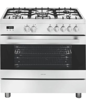 ARTUSI CAFG91X ARTUSI 90Cm Dual Fuel Upright Cooker Stainless Steel