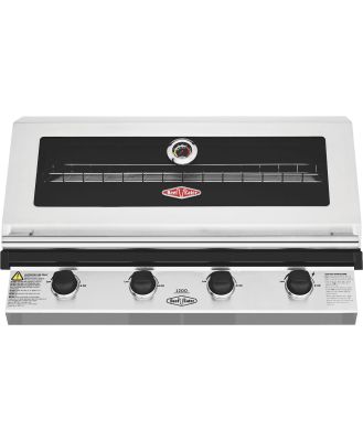 BeefEater BBG1240SB BeefEater 1200 Series Stainless Steel 4 Burner Built In BBQ w/ Cast Iron Burners & Grills - Body Only