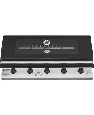 BeefEater BBG1250BB BeefEater 1200 Series Black Enamel 5 Burner Built In BBQ w/ Cast Iron Burners & Grills - Body Only