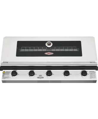 BeefEater BBG1250SB BeefEater 1200 Series Stainless Steel 5 Burner Built In BBQ w/ Cast Iron Burners & Grills - Body Only