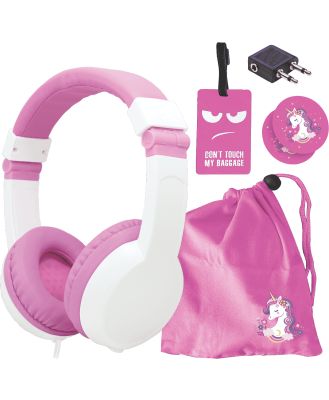 Bon Voyage HPP14070 Bon Voyage Kids Headphone Travel Pack  Pink