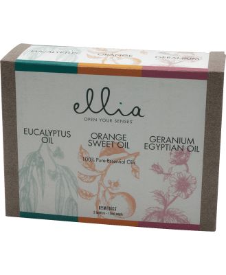 Ellia ARM-E015-3EOG Ellia Oil 15mls Triple Pack - Eucalyptus, Orange, Geranium - ARM-E015-3EOG