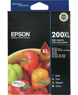Epson T201692 Epson 200 DURABrite XL Ink Cartridge 4 Pack