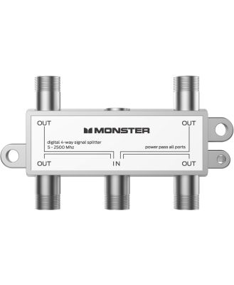 Monster MTRF4SPLIT Monster Digital Coaxial 4 Way Splitter