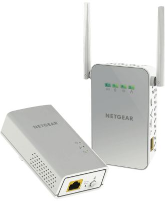 Netgear PLW1000-100AUS Netgear Powerline WiFi 1000 Range Extender Bundle