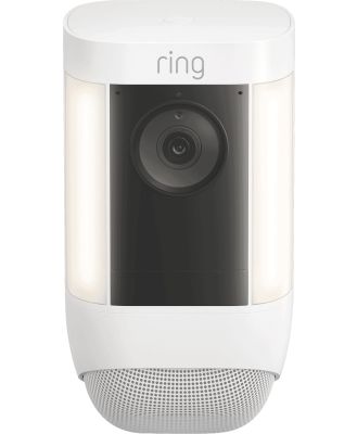 Ring B09DRX62ZV Ring Spotlight Camera Pro - Battery (White)