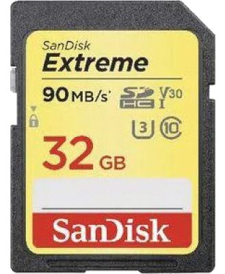 Sandisk SDSDXVT-032G-GNCIN Sandisk Extreme SDHC 32GB SD Memory Card