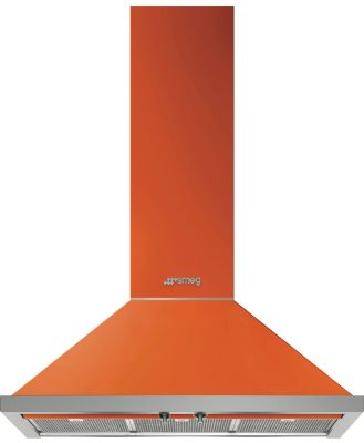 Smeg KPFA9OR Smeg 90CM PORTIFINO R/HOOD LED LIGHTS ORANGE