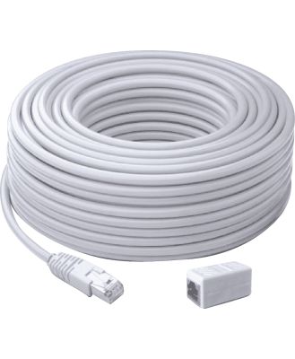 Swann SWNHD-30MCAT5E-GL Swann CAT5e Ethernet Extension Cable w Extension Adapter (30M/100ft)