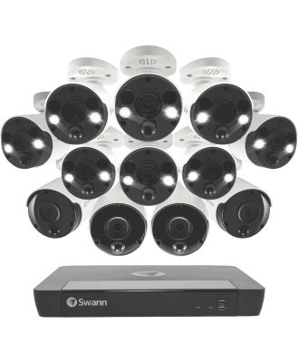 Swann SWNVK-1686804B8FB-AU Swann 12 Camera 16 Channel 4K  NVR  CCTV Kit