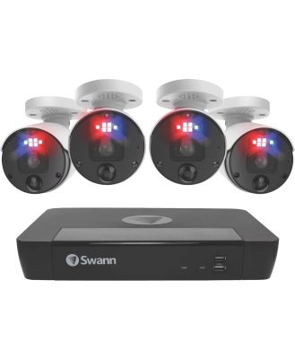 Swann SWNVK-890004-AU Swann 12MP 2TB NVR Kit w/ 4 x Bullet Enforcer Cameras