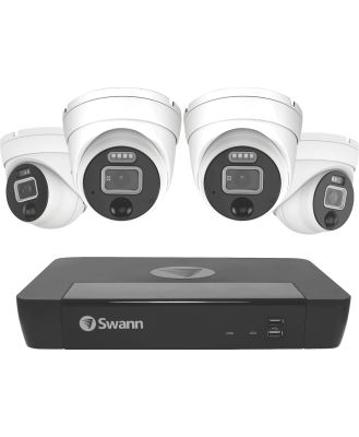 Swann SWNVK-890004D-AU Swann 12MP 2TB NVR Kit w/ 4 x Dome Cameras