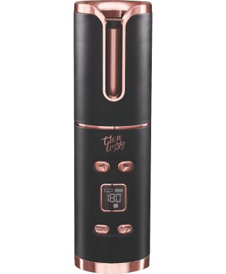 Thin Lizzy TLR_UC_BLK_V2 Thin Lizzy This Lizzy UCurl Auto Curler Black and Rose Gold