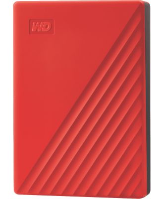 Western Digital WDBPKJ0040BRD-WESN Western Digital 4TB My Passport Portable HDD (Red)